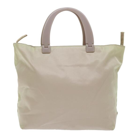 PRADA Hand Bag Nylon Beige - Picture 3 of 13